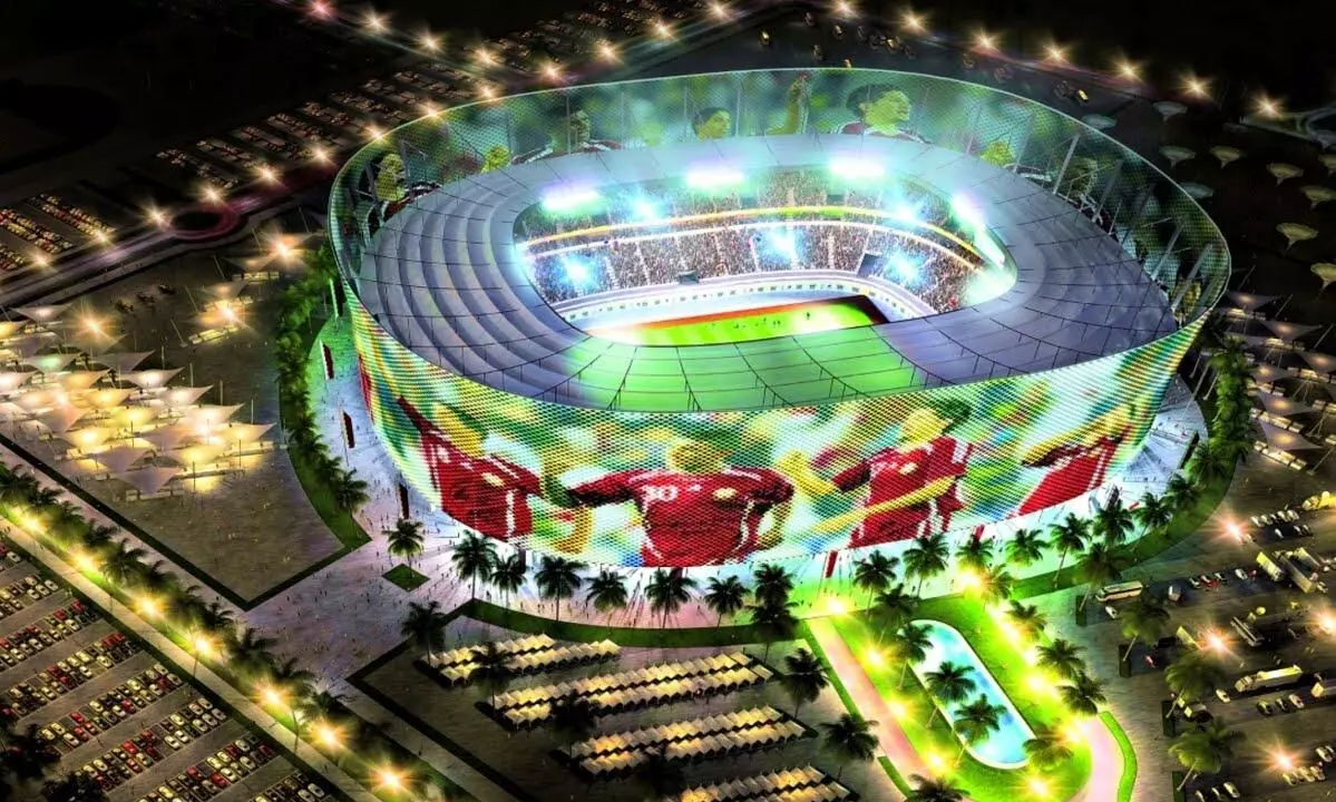 റയ്യാൻ സ്റ്റേഡിയം ഇന്ന് മിഴി തുറക്കും റയ്യാൻ സ്റ്റേഡിയം ഇന്ന് മിഴി തുറക്കും