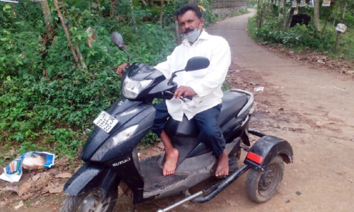 പോളിയോ തളർത്തിയില്ല; ഗിരീഷ്​ മറിച്ചിട്ടത്​ പഞ്ചായത്ത് പ്രസിഡൻറിനെ