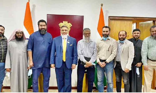 കെ.​കെ.​​െ​എ.​സി ഭാ​ര​വാ​ഹി​ക​ൾ അം​ബാ​സ​ഡ​റു​മാ​യി കൂ​ടി​ക്കാ​ഴ്​​ച ന​ട​ത്തി