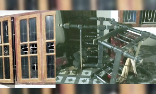 ഡി.സി.സി സെക്രട്ടറിയുടെ വീടിനുനേരെ ആക്രമണം