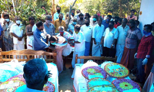ജീ​വ​നൊ​ടു​ക്കി​യ നാലംഗ കുടുംബത്തിന് നാടി​െൻറ അന്ത്യാഞ്​ജലി