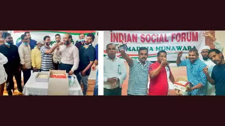 ഐ.എസ്.എഫ് പ്രവർത്തകർ വിജയം ആഘോഷിച്ചു ഐ.എസ്.എഫ് പ്രവർത്തകർ വിജയം ആഘോഷിച്ചു