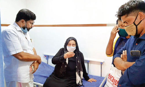 ലീഗ് പ്രവർത്തകർ എല്‍.ഡി.എഫ് സ്ഥാനാര്‍ഥിയുടെ വീട്​ ആക്രമിച്ചെന്ന്