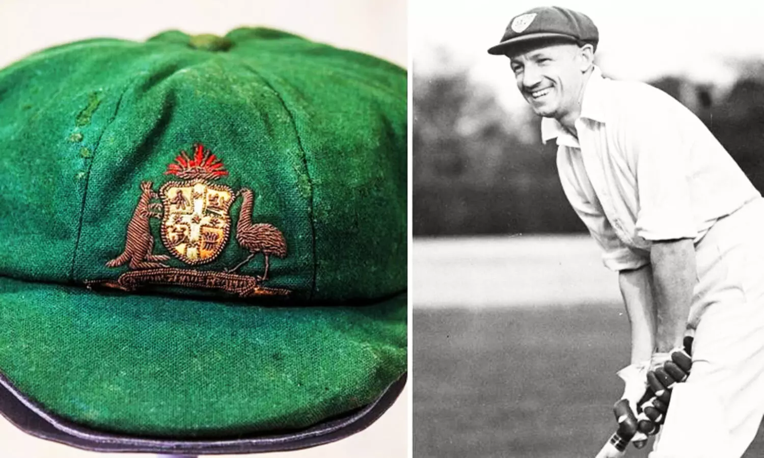 ബ്രാഡ്​മാന്‍റെ ക്യാപ്​ വിറ്റുപോയത്​ 2,51,31,198.12 രൂപക്ക്​!