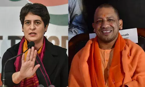 priyanka gandhi, yogi adityanath