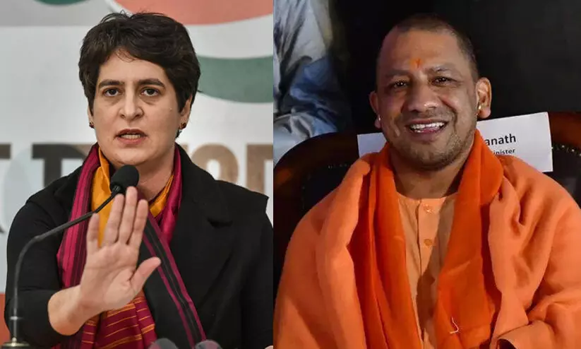 priyanka gandhi, yogi adityanath priyanka gandhi, yogi adityanath