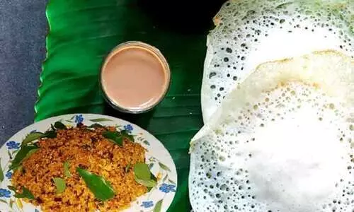 ചമ്മന്തി കൂട്ടി പാലപ്പം കഴിക്കാം