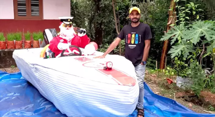 ഇത്തവണ സിജോ ഒരുക്കിയത്​​ കപ്പിത്താൻ സാൻറ