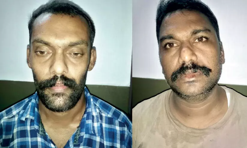 കൊ​ണ്ടോ​ട്ടി​യി​ൽ ബ്രൗ​ൺ​ഷു​ഗ​റു​മാ​യി ര​ണ്ടു​പേ​ർ പി​ടി​യി​ൽ