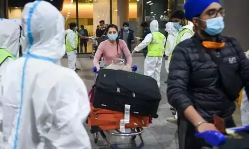 Passengers From UK arrived at Airport