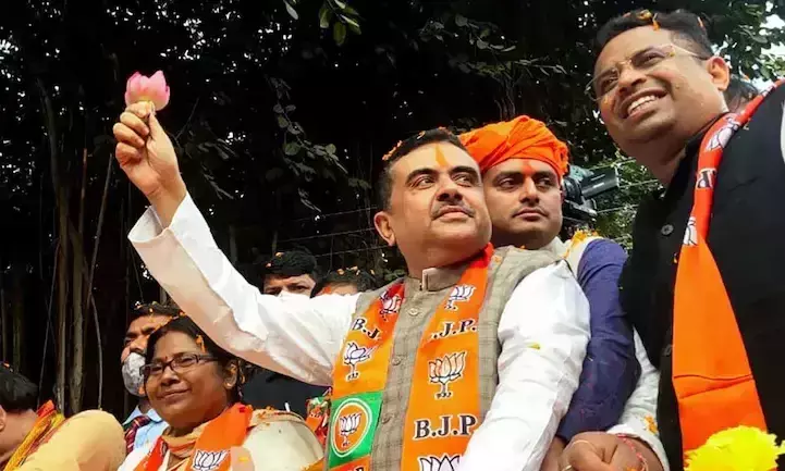 നന്ദിഗ്രാമിൽ മമതയെ അരലക്ഷം വോട്ടുകൾക്ക് തോൽപ്പിച്ചില്ലെങ്കിൽ രാഷ്ട്രീയം ഉപേക്ഷിക്കും - സുവേന്ദു അധികാരി നന്ദിഗ്രാമിൽ മമതയെ അരലക്ഷം വോട്ടുകൾക്ക് തോൽപ്പിച്ചില്ലെങ്കിൽ രാഷ്ട്രീയം ഉപേക്ഷിക്കും - സുവേന്ദു അധികാരി