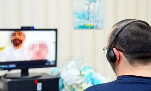 കടലുകൾക്കപ്പുറം മകളുടെ വിവാഹം: നിക്കാഹിന് പിതാവ് സാക്ഷിയായത് ജയിലിലിരുന്ന്