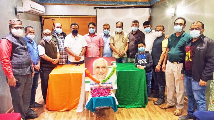 കെ. ​ക​രു​ണാ​ക​ര​െൻറ 10ാമ​ത് ഒാ​ർ​മ​ദി​നം ആ​ച​രി​ച്ചു