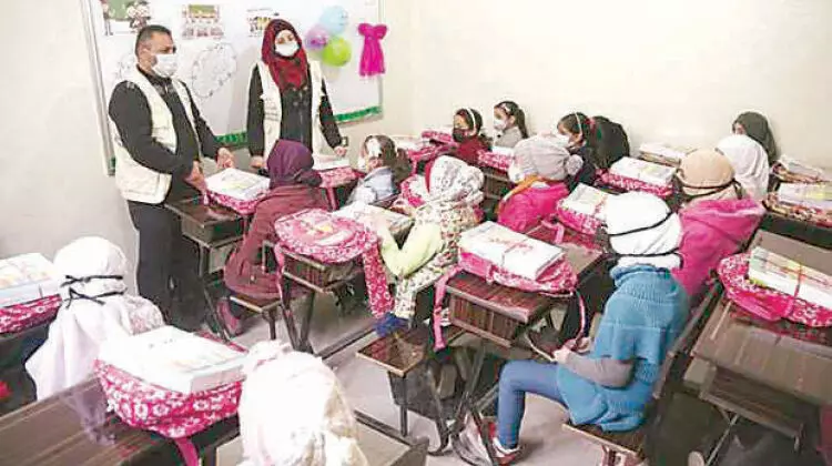 വടക്കൻ സിറിയയിൽ ഖത്തർ ചാരിറ്റിയുടെ വിദ്യാഭ്യാസ പദ്ധതി വടക്കൻ സിറിയയിൽ ഖത്തർ ചാരിറ്റിയുടെ വിദ്യാഭ്യാസ പദ്ധതി