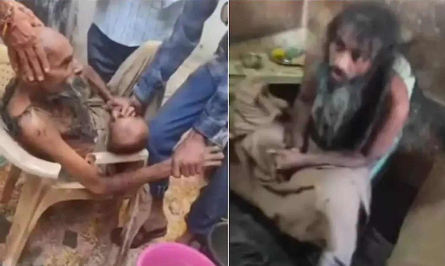 siblings found locked up in a dark room at Rajkot