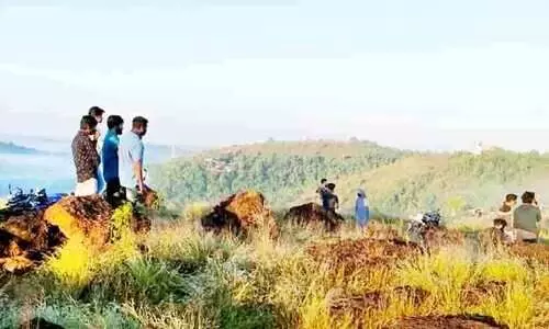 Social media went viral and visitors flocked to Vazhayuris mini Vagamon