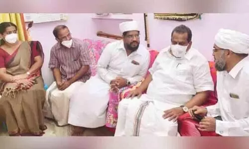 minister ep jayarajan visited kanhagad