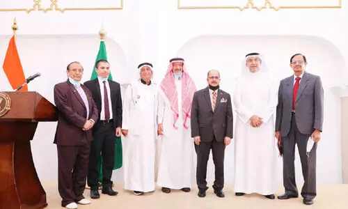 ഇ​ന്തോ-​സൗ​ദി മെ​ഡി​ക്ക​ൽ ഫോ​റം ജി​ദ്ദ ചാ​പ്റ്റ​ർ അം​ബാ​സ​ഡ​ർ ഉ​ദ്‌​ഘാ​ട​നം ചെ​യ്തു