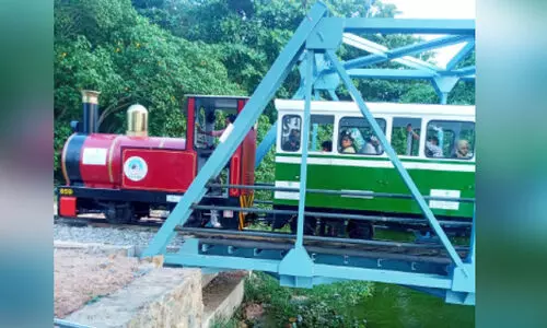 വേളിയിലെ വിനോദ ട്രെയിൻ വീണ്ടും കൂകിപ്പാഞ്ഞു തുടങ്ങി