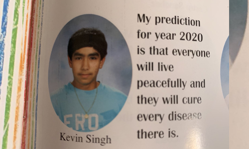 കെവിൻ 10 വർഷം മുമ്പ്​ പ്രവചിച്ചു-2020ൽ എല്ലാ രോഗങ്ങളും സുഖപ്പെടും; ഇത്ര കൃത്യമായി എങ്ങിനെ തെറ്റിക്കാനായെന്ന്​ നെറ്റിസൺസ്​