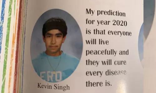 കെവിൻ 10 വർഷം മുമ്പ്​ പ്രവചിച്ചു-2020ൽ എല്ലാ രോഗങ്ങളും സുഖപ്പെടും; ഇത്ര കൃത്യമായി എങ്ങിനെ തെറ്റിക്കാനായെന്ന്​ നെറ്റിസൺസ്​