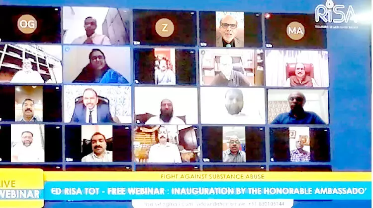 ല​ഹ​രി​വി​രു​ദ്ധ പ്ര​വ​ർ​ത്ത​ന​ങ്ങ​ൾ​ക്ക്​ എ​ല്ലാ സ​ഹ​ക​ര​ണ​വും –അം​ബാ​സ​ഡ​ർ ഡോ. ​ഔ​സാ​ഫ് സ​ഇൗ​ദ്