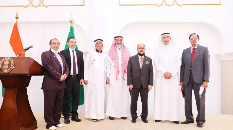 ഇന്തോ-സൗദി മെഡിക്കൽ ഫോറം ജിദ്ദ ചാപ്റ്റർ അംബാസഡർ ഉദ്ഘാടനം ചെയ്തു ഇന്തോ-സൗദി മെഡിക്കൽ ഫോറം ജിദ്ദ ചാപ്റ്റർ അംബാസഡർ ഉദ്ഘാടനം ചെയ്തു