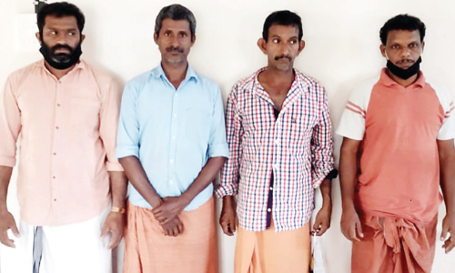 മലമാനിനെ വേട്ടയാടിയ നാല്‍വര്‍സംഘം പിടിയില്‍