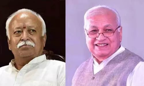 Mohan Bhagwat met kerala Governor