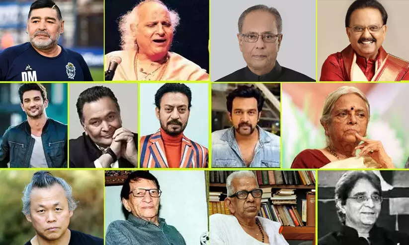 2020 -വേർപാടുകളുടെ വർഷം