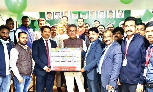 കു​വൈ​ത്ത് കെ.​എം.​സി.​സി ക​ല​ണ്ട​ർ പ്ര​കാ​ശ​നം