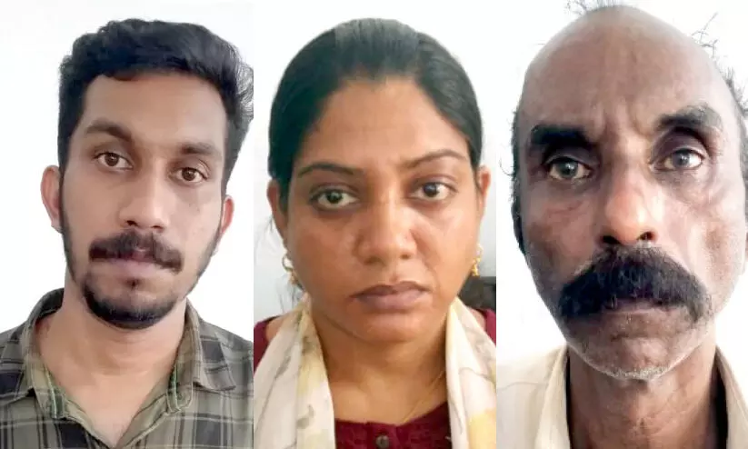 വിസ വാഗ്ദാനം ചെയ്ത് നാലുലക്ഷം തട്ടിയ കേസിൽ മൂന്നുപേർ അറസ്​റ്റിൽ