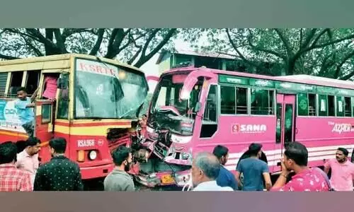 20 injured in bus collision