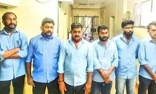 Policemen beaten; Six arrested