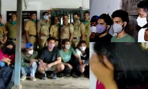 കണ്ണൂരിൽ ലഹരി പാർട്ടി: യുവതിയടക്കം ഏഴു പേർ പിടിയിൽ