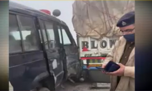 കടുത്ത മൂടൽമഞ്ഞ്​; യുപി-ഹരിയാന അതിർത്തിയിൽ 20ഓളം വാഹനങ്ങൾ കൂട്ടിയിടിച്ച്​ നിരവധിപേർക്ക്​ പരിക്ക്​