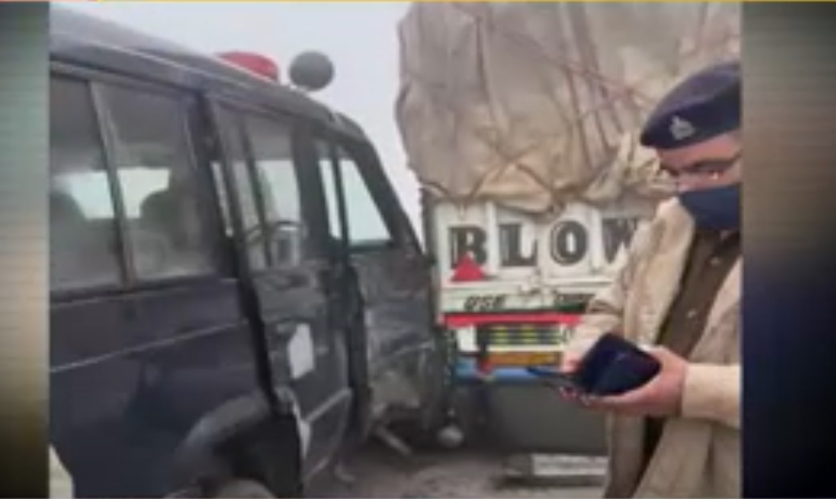 കടുത്ത മൂടൽമഞ്ഞ്​; യുപി-ഹരിയാന അതിർത്തിയിൽ 20ഓളം വാഹനങ്ങൾ കൂട്ടിയിടിച്ച്​ നിരവധിപേർക്ക്​ പരിക്ക്​