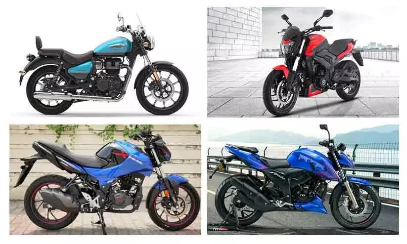Top 5 Bikes Hero Xtreme, TVS Apache RTR, Bajaj Dominar, Honda HNess and Royal Enfield Meteor 350
