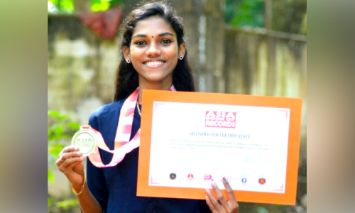 നിശ്ചയദാർഢ്യംകൊണ്ട് നവ്യ ചവിട്ടിക്കയറിയത് അന്തർദേശീയ മികവി​േലക്ക്