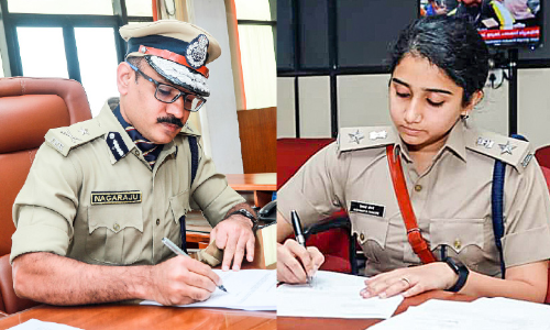 നാഗരാജുവും ഐ​ശ്വ​ര്യ ഡോ​ങ്ക്റെ​യും ചുമതലയേറ്റു