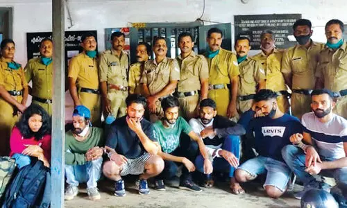 തളിപ്പറമ്പിൽ വൻ മയക്കുമരുന്ന് വേട്ട; യുവതിയുൾപ്പെടെ ഏഴുപേർ പിടിയിൽ