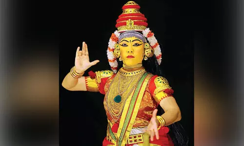 മോഹിനിയാട്ടം പഠിച്ച്​ മടങ്ങവെ കോവിഡ്​ യാത്ര മുടക്കി; നങ്ങ്യാർക്കൂത്തും പഠിച്ചെടുത്ത്​ തായ്​വാൻകാരി