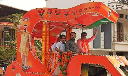 സുരേഷ്ഗോപിക്കായി പ്രചാരണം നടത്തിയതിന്​ തുക ലഭിച്ചില്ല; ബി.ജെ.പി നേതൃത്വത്തിനെതിരെ കരാറുകാർ