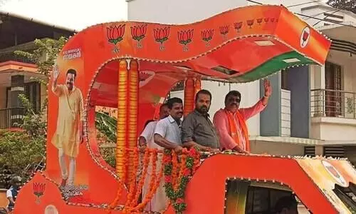 സുരേഷ്ഗോപിക്കായി പ്രചാരണം നടത്തിയതിന്​ തുക ലഭിച്ചില്ല; ബി.ജെ.പി നേതൃത്വത്തിനെതിരെ കരാറുകാർ