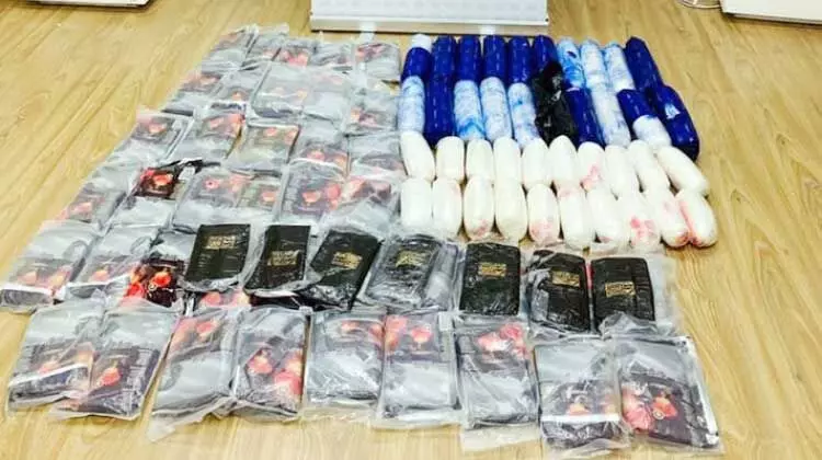 ദുബൈ കസ്്റ്റംസ് വൻ മയക്കുമരുന്ന് ശേഖരം പിടിച്ചെടുത്തു