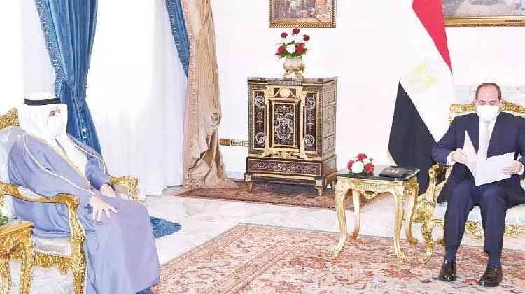 ഇൗ​ജി​പ്​​ത്​ പ്ര​സി​ഡ​ൻ​റി​ന്​ കു​വൈ​ത്ത്​ അ​മീ​റി​െൻറ ക​ത്ത്​