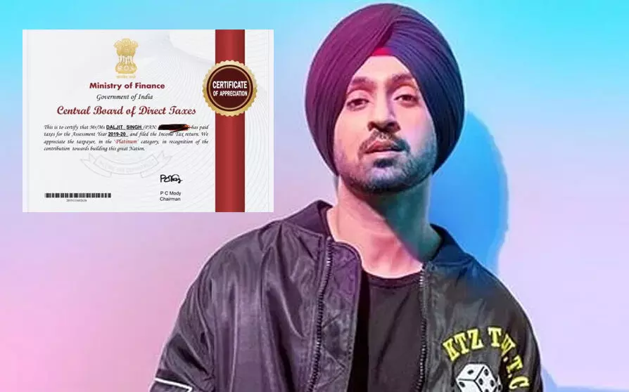 ത​െൻറ ഇന്ത്യൻ പൗരത്വത്തിന്​ തെളിവുമായി ദിൽജിത്ത്​ ദൊസാഝ്​; സാഹചര്യം അത്തരത്തിലുള്ളതാണെന്നും താരം