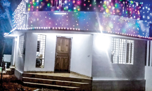 ആ​ശ​ക്ക്​ ഒ​ടു​വി​ൽ സ്വ​പ്ന​വീ​ടാ​യി