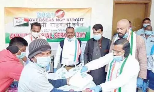 ഒ.​എ​ൻ.​സി.​പി പു​തു​വ​ത്സ​ര കി​റ്റ്​ വി​ത​ര​ണം ചെ​യ്തു