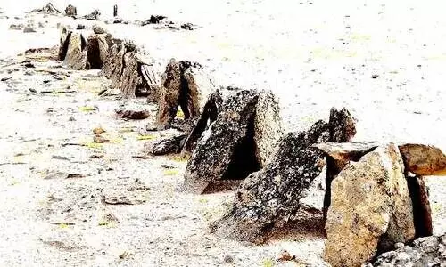 പു​രാ​ത​ന ശി​ല​ക​ളു​ടെ നി​ഗൂ​ഢ​ത തേ​ടി ഗ​വേ​ഷ​ക​ർ ഇ​രു​മ്പ് യു​ഗ​ത്തി​ലേ​തെ​ന്ന് ക​രു​തു​ന്ന ശി​ല​ക​ളാ​ണ്​ പ​ഠി​ക്കു​ന്ന​ത്​